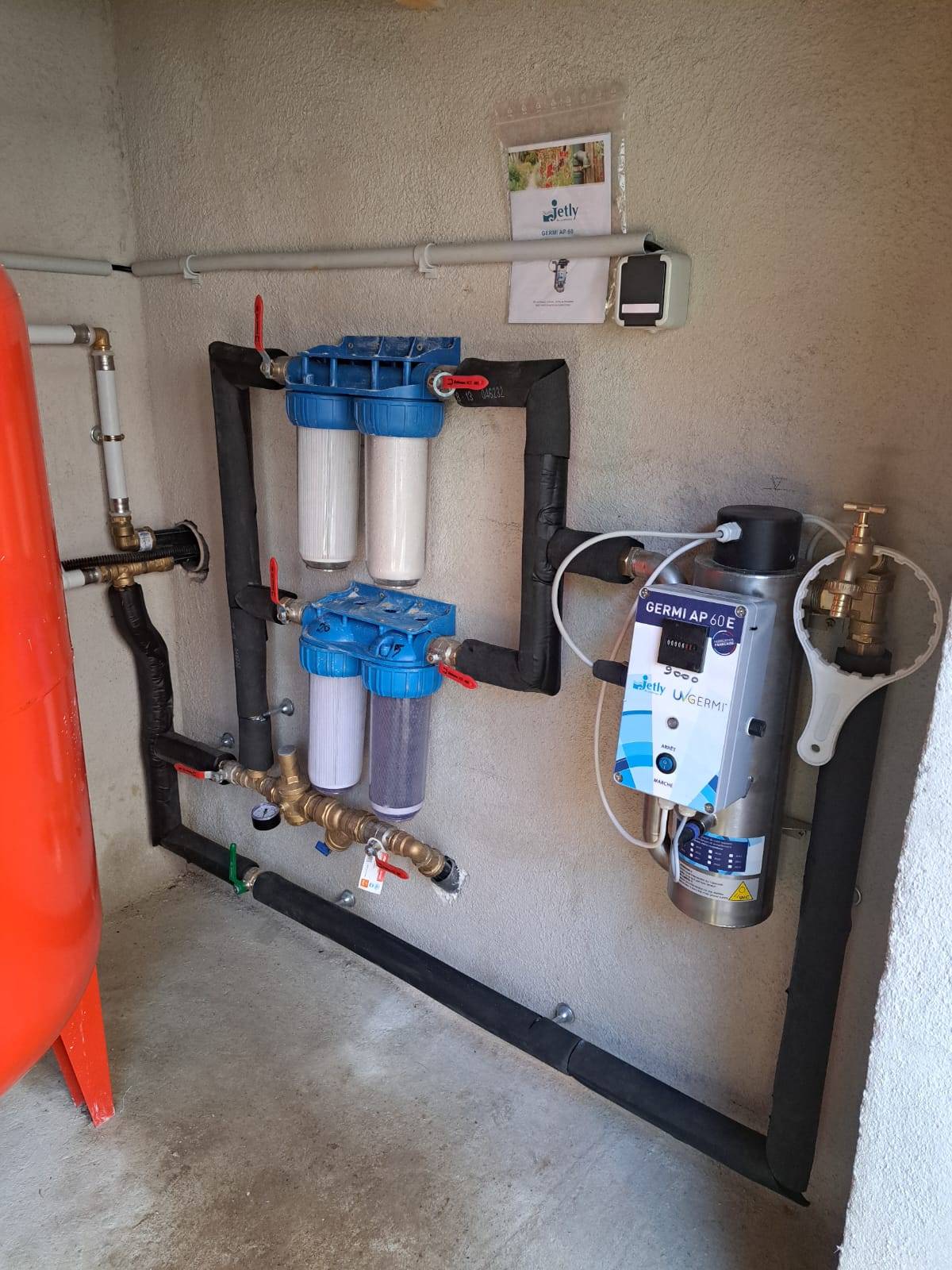 traitement de l'eau par UV avec l'adoucisseur NORTH STAR 