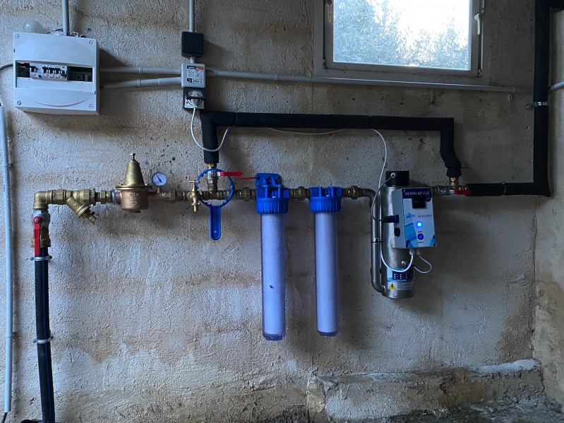 installation d’une station UV sur canal de provence à LAMBESC