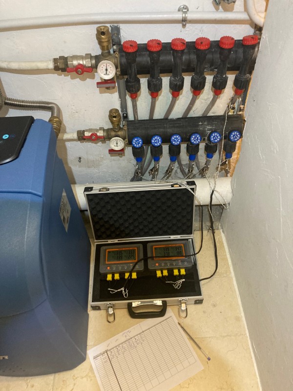 Plancher chauffant avec des zones froides, besoin d’équilibrage